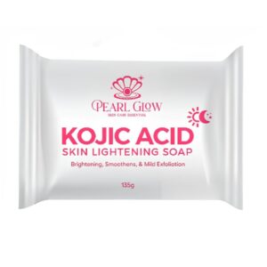 pearl glow kojic acid skin lightening soap – brightening, smoothing & mild exfoliation